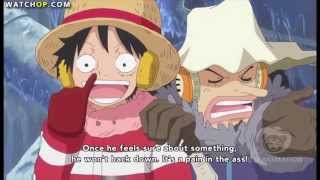 One Piece  Luffy flicks booger on Chopper HD [upl. by Nahtnaoj]