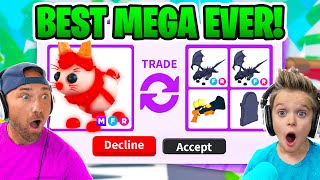 WE Trade THE BEST NEW LEGENDARY WINTER MEGA in Adopt Me Roblox [upl. by Adnouqal]