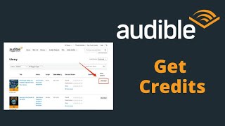 How to Get Credits on Audible Account  Audible Credits [upl. by Lien]