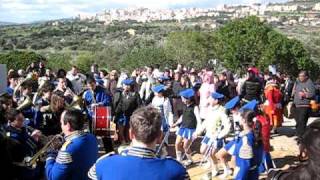 Brass Band of PMG Montana playing Chichova Bulgarian dance in Agrigento Sicily [upl. by Euqinitram]