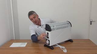 2000W Convector Heater With Timer amp Fan [upl. by Meeker]