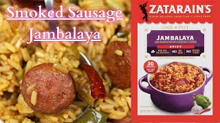 Instant Pot Spicy Jambalaya with Smoked Sausage  Zatarains Spicy Jambalaya [upl. by Enaid394]