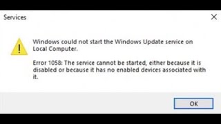 Fehler 1058 Der Dienst kann nicht gestartet werden Windows 1011 GELÖST [upl. by Onstad]