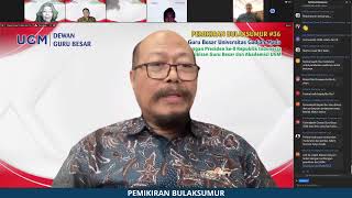 Pemikiran Bulaksumur 36  Tantangan Presiden ke8 Republik Indonesia [upl. by Asiral]