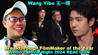 Wang Yibo 王一博  Breakthrough FilmMaker of the Year  Weibos Movie Night 2024 REACTION [upl. by Chance601]