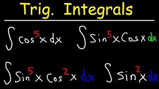 Trigonometric Integrals [upl. by Greyso865]