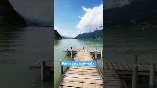 Brienz Lake Iseltwald 🇨🇭 travel nature beautiful lake interlaken cloy kdrama [upl. by Arehahs]