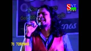 chandana hettiarachchi live  D7th Music Band  Live Show 2015 [upl. by Gawen]