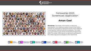 Fellowship Programme 2023 Screencast Aman Goel [upl. by Kan]