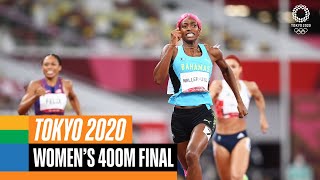 🏃‍♀️ Womens 400m final  Tokyo Replays [upl. by Enaud543]