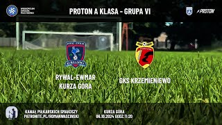 Rywal Ewmar Kurza Góra  GKS Krzemieniewo [upl. by Akessej]