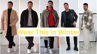 You Should Try These Outfits in Winter  Mens Lookbookmensfashion winterlookbook [upl. by Teak]