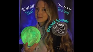 ASMR  Fluffy Mic  30 Minutes of ECHOED quotShhhquot quotGo to Sleepquot quotYou Are Safequot etc  Mouth Sounds [upl. by Hasheem]