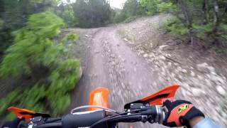 Rocking the KTM 350 XCF on two track trails  Episode 161 [upl. by Farly]