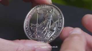 Royal Mint 1oz Silver Britannia Bullion Coin [upl. by Yessej]