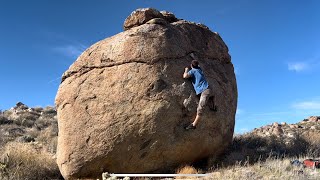 Wide Open Plain LR Possible FAs  Culp Valley Bouldering [upl. by Hax455]