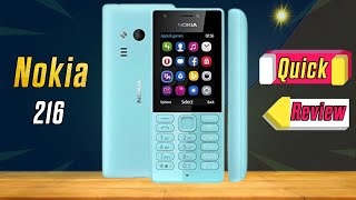 Nokia 216 Review  Nokia 216 Unboxing amp Review [upl. by Dripps227]