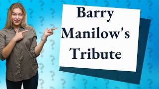 What is the best song for a funeral Barry Manilow [upl. by Montanez495]