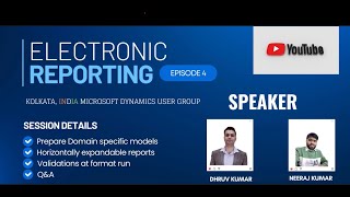 Part 4 Electronic Reporting in Microsoft Dynamics 365 Finance and Operations Electronic Reporting [upl. by Rramahs]