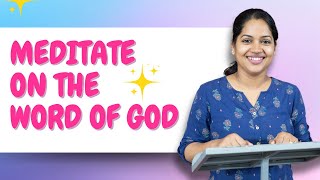 Meditate On The Word Of God [upl. by Enilecram659]