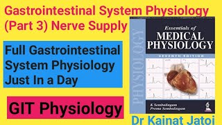 Overview of Digestive System Part 3 Physiology  Essentials Of Medical Physiology Section 4 [upl. by Christiane]