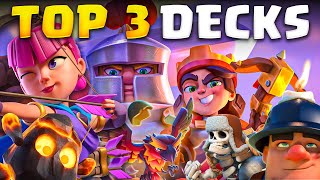 TOP 3 BEST DECKS AFTER THE UPDATE 🏆 [upl. by Gowon551]