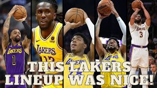 This Lakers Lineup Was Nice [upl. by Kotto]