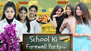 Girls School Farewell Party  Senior vs Junior  SBabli [upl. by Nylaf784]