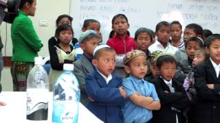 Bnei Menashe kids recite Shema and 10 Commandments [upl. by Anidal]