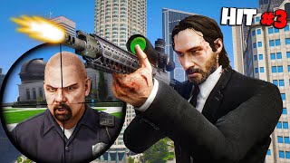 Hitman Jobs as John Wick in GTA 5 RP [upl. by Lathan57]