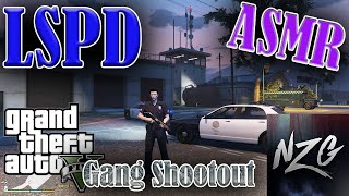 ASMR Grand Theft Auto 5 LSPDFR Gang Shootout  Whisper 💤  Gum Chewing 🍬 relaxing 😴 [upl. by Weikert]