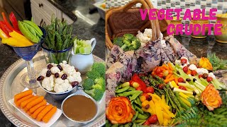 Crudités Three Ways  AMAZING Party Platters [upl. by Loring]