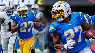 JK Dobbins Top Plays Of 2024 So Far  LA Chargers [upl. by Saidee]