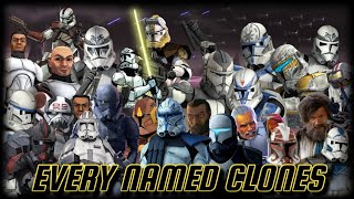 Star Wars Every Named Clones Canon [upl. by Ened]