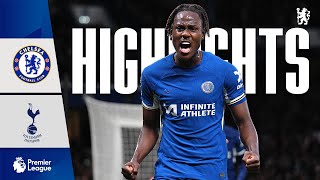 Chelsea 20 Tottenham  CHALOBAH amp JACKSON headers sink Spurs  HIGHLIGHTS  PL 2324 [upl. by Johppa]