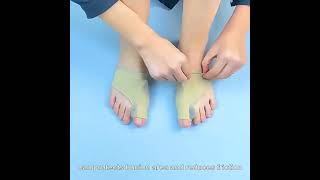 Bunion Corrector Gel Pad Gel Tool Use [upl. by Rizzi58]