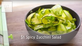 1 Spicy Zucchini Salad [upl. by Hesketh695]