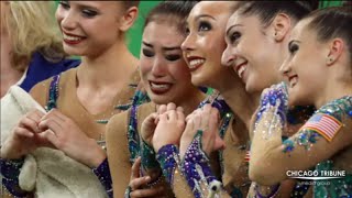 US Rhythmic Gymnastics Team Makes History in Rio [upl. by Nottarts808]