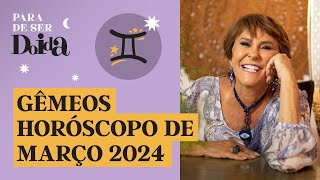 GÃŠMEOS  MARÃ‡O de 2024 MÃRCIA FERNANDES faz PREVISÃ•ES para o SIGNO [upl. by Osher]