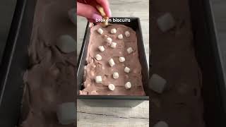 Easy Homemade Rocky Road Ice Cream  6 ingredients [upl. by Ratcliff]