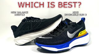 Comparing the Nike Invincible Run 3 vs New Balance 1080v13 [upl. by Adigirb674]