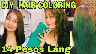 HOW TO COLOR HAIR USING CREPE PAPER [upl. by Kerianne]