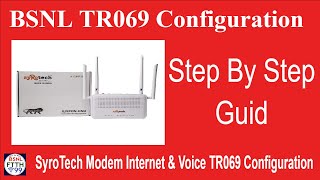 BSNL TR069 Configuration  BSNL ACS Server Setup  TR069 Setup In BSNL FTTH ONT  TR069 ONT Settings [upl. by Farlay]