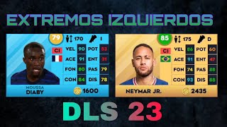 🔝 TOP 15 ✅ MEJORES EXTREMOS IZQUIERDOS EN DLS23🔥 MEJORES CARRILEROS EN DLS23⚡MEDIAS ACTUALIZADAS ✅ [upl. by Mcafee]