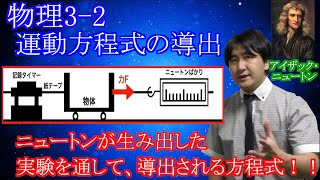 【高校物理】32運動方程式の導出 [upl. by Karlie]