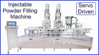 Injectable Powder Filling Machine Injectable Vial Filling Machine [upl. by Kidd]