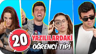 YAZILILARDAKİ 20 ÖĞRENCİ TİPİ 😂 🚀 [upl. by Ambrosia152]