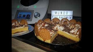 Receta Tarta de natillas Recetas Thermomix Tm5 Tarta  Natillas [upl. by Aillij]