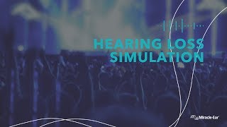 Hearing Loss Simulation  MiracleEar [upl. by Shaine497]