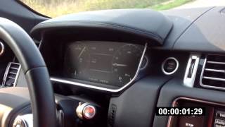 Range Rover 44 SDV8 Vogue 2015 340hp 0100 acceleration [upl. by Ranna111]